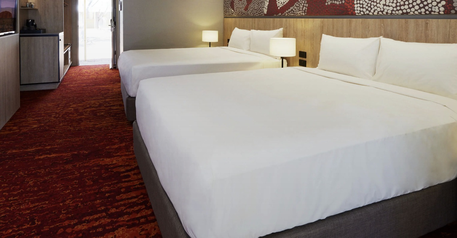 Shared Room · Queen Bed accommodation from the Uluru information pack